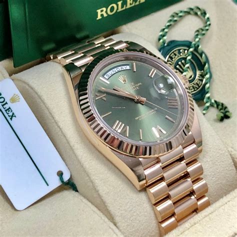 rolex olive presidential|rolex presidential day date 36mm.